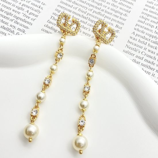 Valentino Valentino Crystal Pearl Earrings