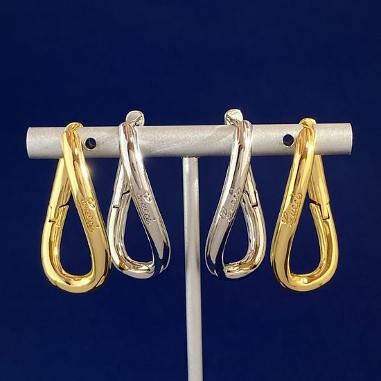 Gucci Irregular O-chain Dangle Earrings