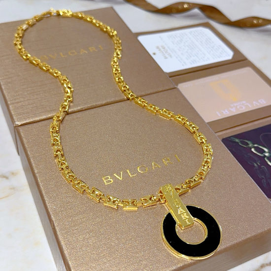 Bvlgari Platinum Simple Necklace
