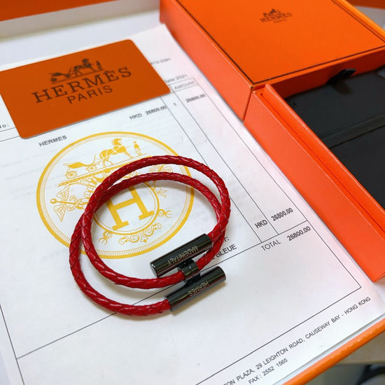 Hermes Handwoven Braided Rope Bracelet Fine Craftsmanship