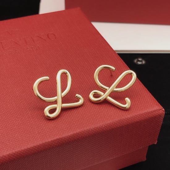 Loewe Smooth Glossy Stud Earrings