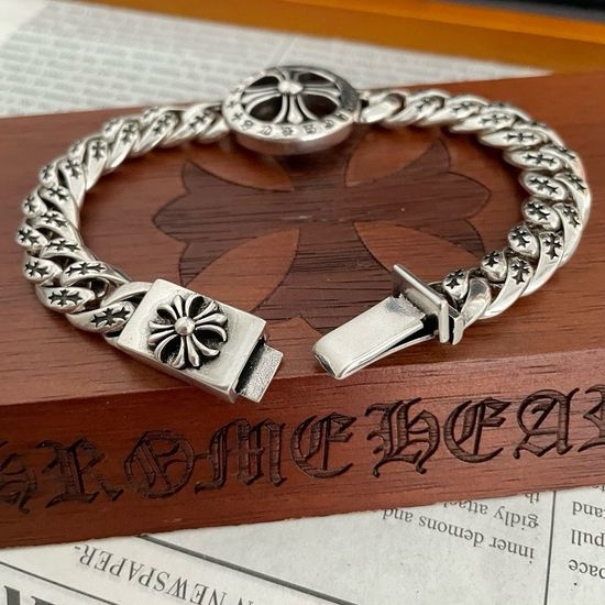 Chrome Hearts Vintage Cross Bracelet Retro Punk Style
