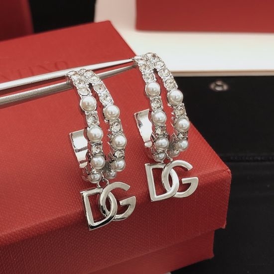 Dolce & Gabbana Rice Bead Hook Earrings