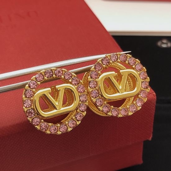 Valentino Round Colored Diamond Earrings