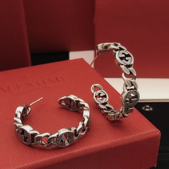 Gucci Vintage Moon Drop Earrings