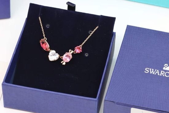 Swarovski Secret Message Candy Colored Necklace