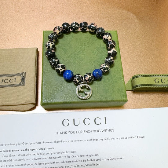 Gucci Gucci Snakeskin Stone Bracelet, Celebrity Style