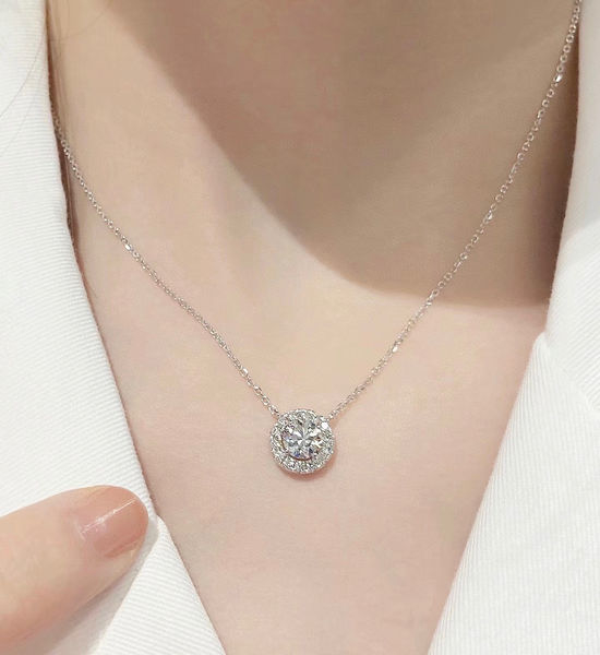Cartier Classic Cubic Zirconia Pendant Necklace