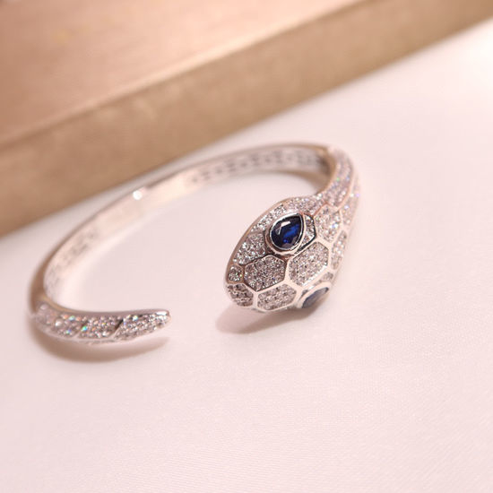 Bvlgari Sapphire Diamond Bracelet Ring Set