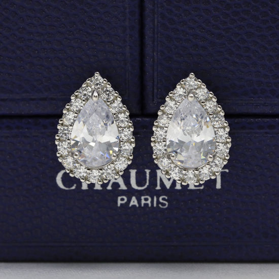 Chaumet Water Drop Zircon Classic Earrings