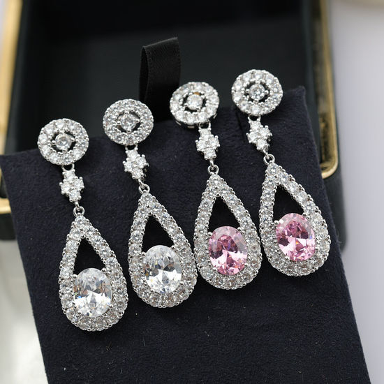 Graff Diamond Encrusted Slimming Drop Earrings