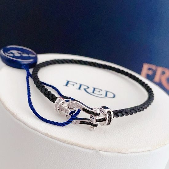 Fred Diamond Horseshoe Buckle Bracelet