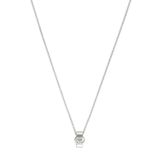 Gucci Dainty Interlocking Pendant Necklace Jewelry