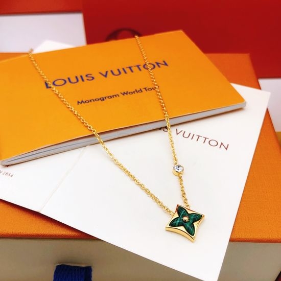 Louis Vuitton LV Green Mother of Pearl Necklace