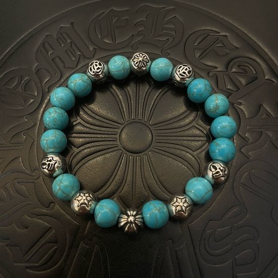 Chrome Hearts Vintage Turquoise Multi-Element Bracelet