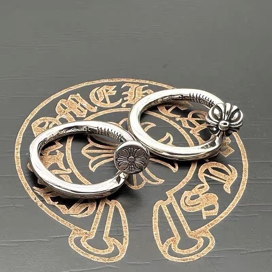 Chrome Hearts Vintage Cross Ring Retro Punk Style Jewelry