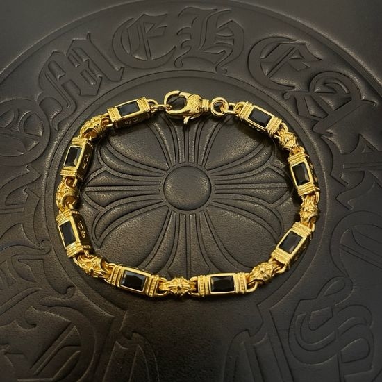 Chrome Hearts Vintage Cross Pattern Decorated Bracelet