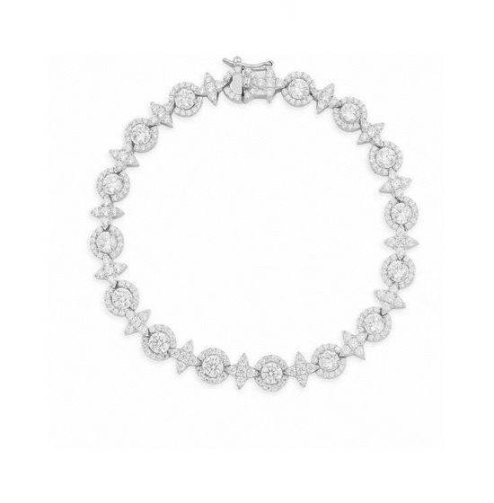 Apm monaco Star Circle Paved Zircon Bracelet