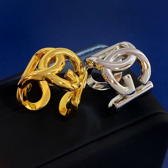 Dolce & Gabbana Minimalist Letter Open Ring