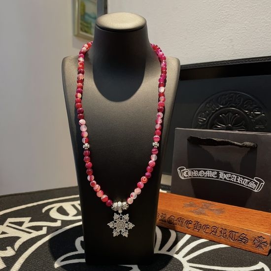 Chrome Hearts Vintage Beaded Bracelet Necklace Dual-use