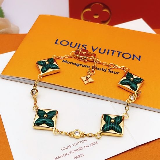 Louis Vuitton LV Green Mother-of-Pearl Bracelet