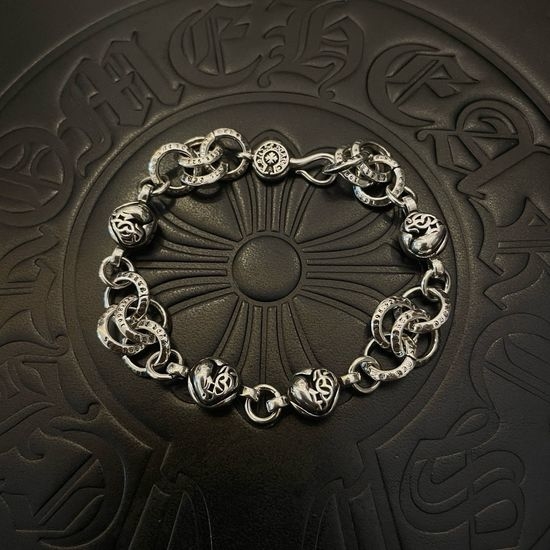 Chrome Hearts Vintage Heart Vine Buckle Bracelet