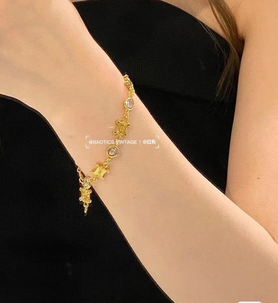 Celine Vintage Celine Chic Hand Chain