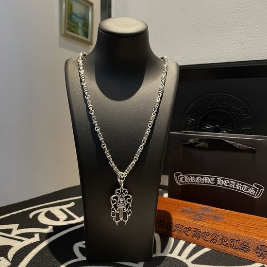 Chrome Hearts Vintage Cross Pendant Necklace