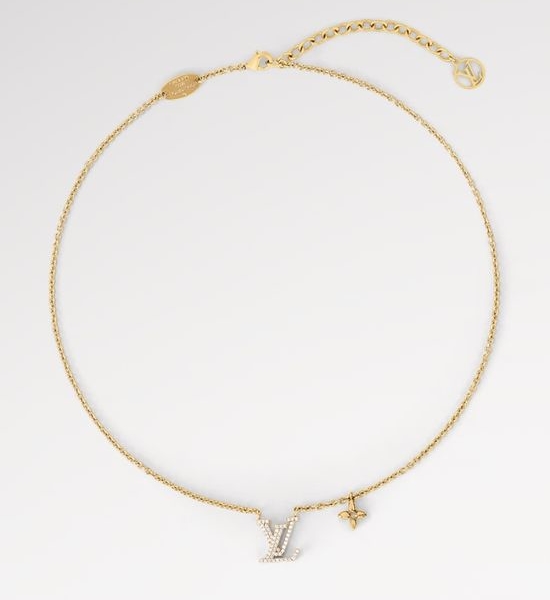 Louis Vuitton LV Thick Gold Plated High Quality Necklace