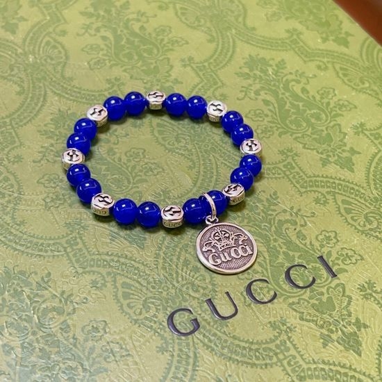 Gucci Gucci Anger Forest Blue Agate Bracelet
