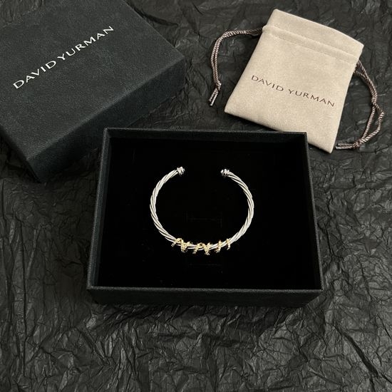 David Yurman Artistic Design Cuff Bangle Bracelet