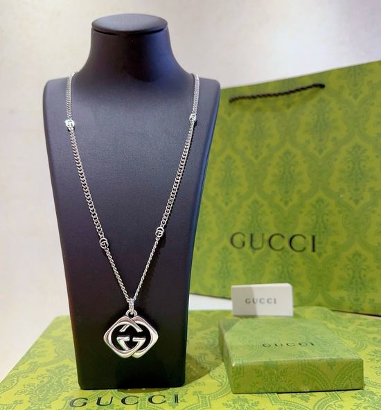 Gucci Anger Forest Double G Gucci Necklace