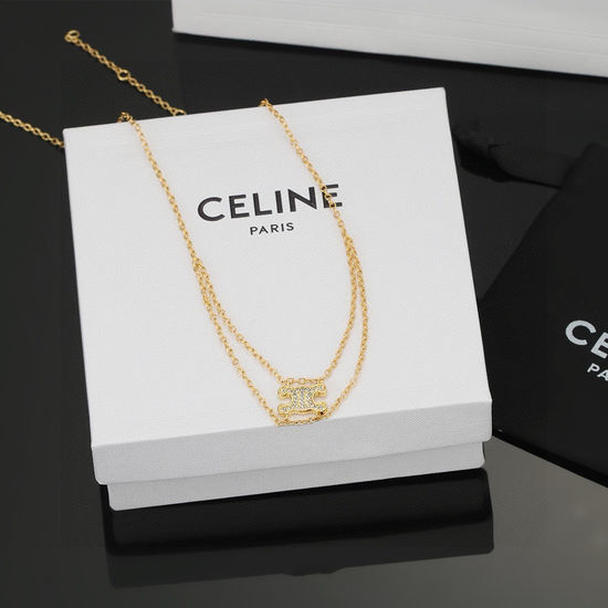 Celine 18K Gold Plated Brass Necklace