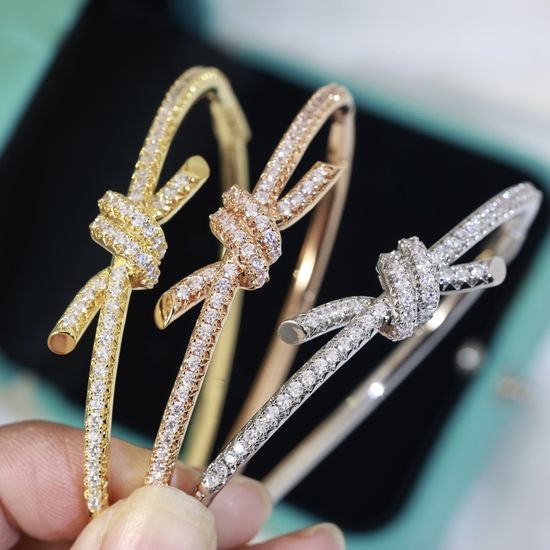 Tiffany & Co. Knot Design Bangle Bracelet