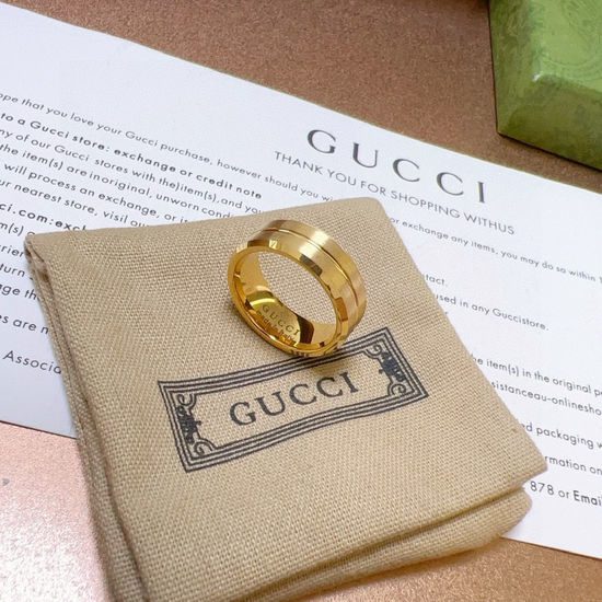 Gucci Double G Pattern Handmade Ring