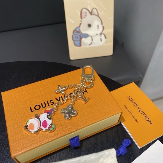 Louis Vuitton LV Cute Panda Shaped Keychain