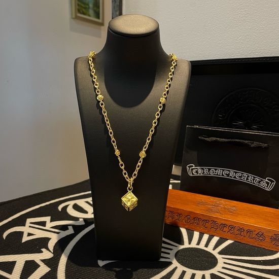 Chrome Hearts Vintage Multi-element Necklace Dice Pendant