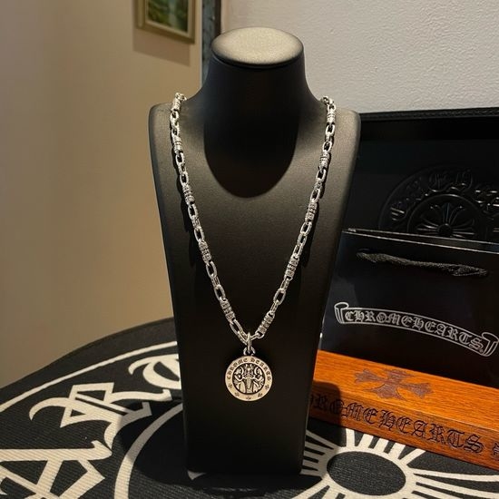 Chrome Hearts Classic Cross Necklace Virgin Mary Pendant