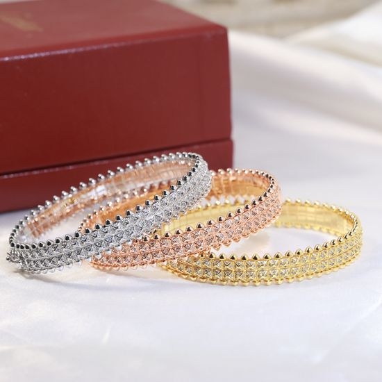 Cartier Movable Rivet Decorative Bangle