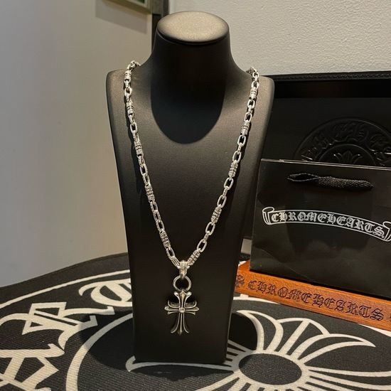 Chrome Hearts Classic Cross Pendant Vintage Necklace