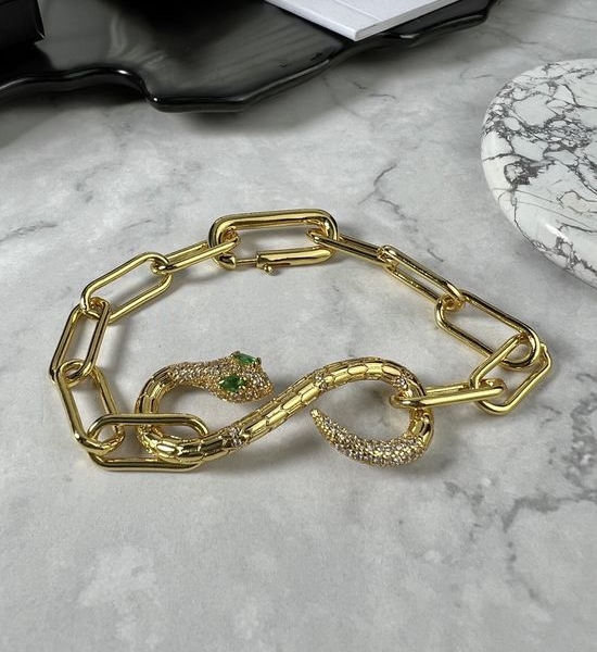 Gucci Snake Year Pattern Bracelet
