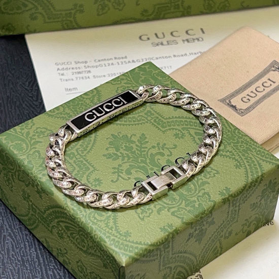 Gucci Classic Gucci Logo Chain Bracelet