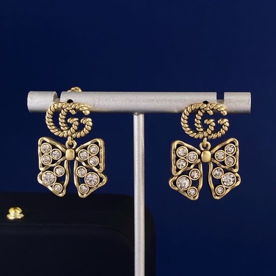 Gucci Vintage Bow Knot Stud Earrings