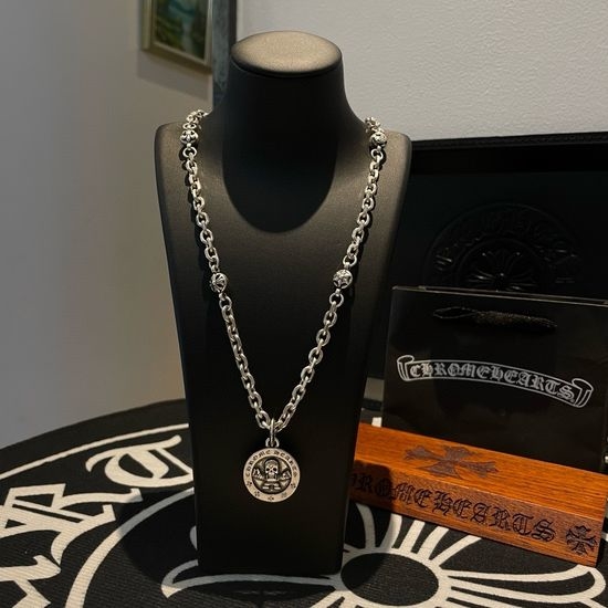 Chrome Hearts Vintage Skull Pendant Necklace Jewelry