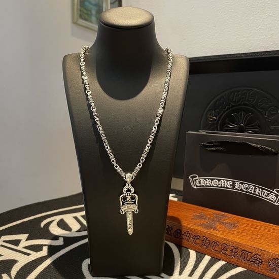 Chrome Hearts Vintage Cross Pendant Necklace Jewelry
