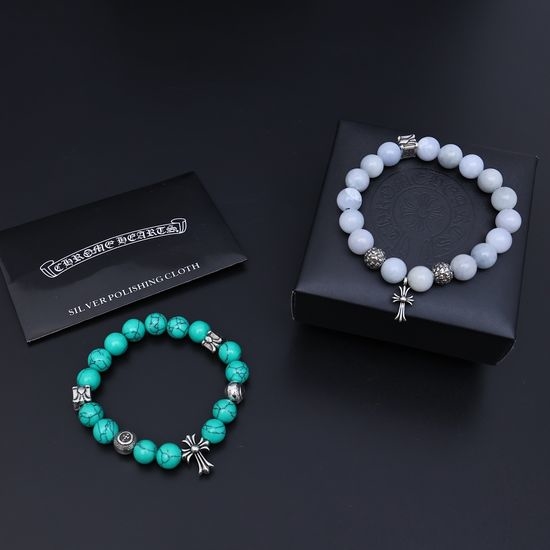 Chrome Hearts Vintage Style Beaded Bracelet