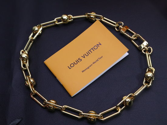 Louis Vuitton LV Gold Monogram Bag Chain Accessory