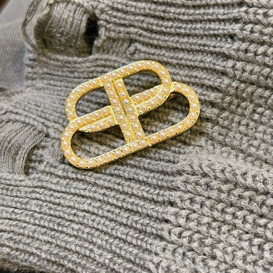 Balenciaga Vintage Finish Decorative Brooch