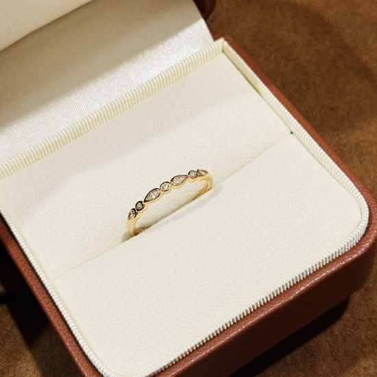 Hermes Dainty Water Drop Stackable Ring