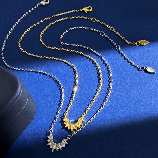 Piaget Sun Moon Full Diamond Necklace Two Colors